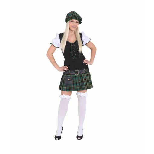 Dámský kostým - Skotský zelený 40