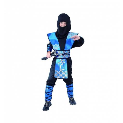 Foto - Dětský kostým - Modrý ninja 130/140