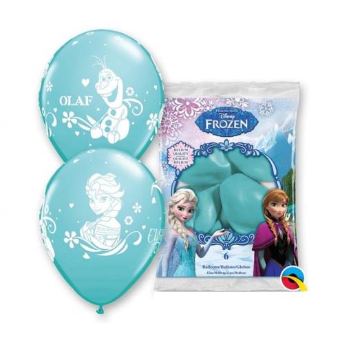 Prémiové balónky 12" - Ledové království, 6 kusů
