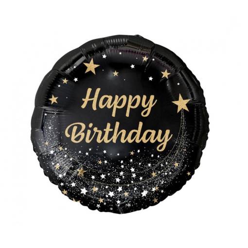 Fóliový balónek - Happy Birthday, 36 cm