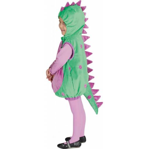 Dětský kostým - Drak, fialovo zelený 104